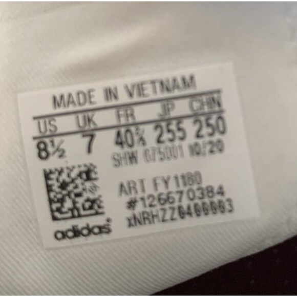 Adidas Stella McCartney White ASMC Treino Mid Cut Floral Print Shoes Women's 8.5 - Picture 4 of 9